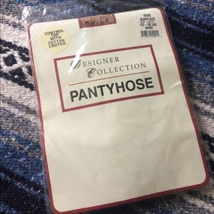 Vintage Control Top Nylon Tights Pantyhose